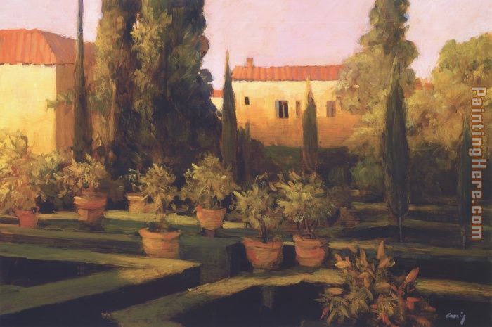 Verona Garden painting - Philip Craig Verona Garden art painting